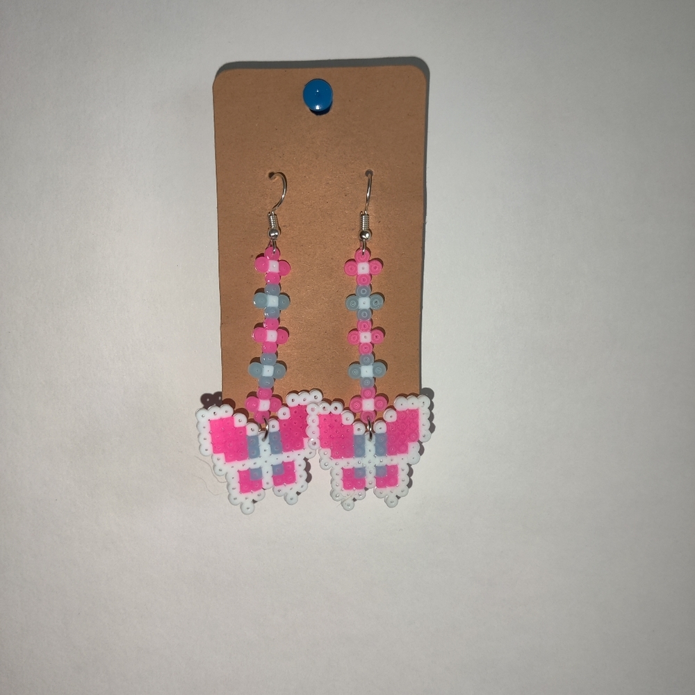 Butterfly Hama Bead Earrings